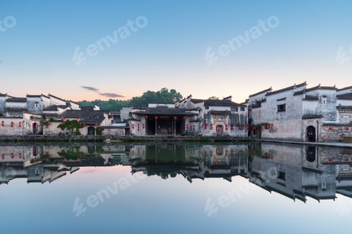 Preview: hinese ancient houses and reflection