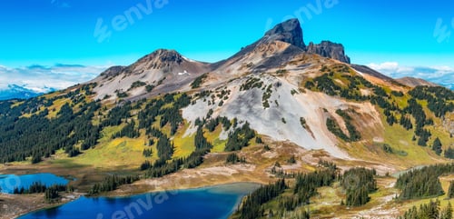 Preview: Canadian Nature Mountain Landscape Background.