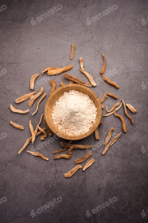 Preview: Safed Musli or Shwet Moosli is an Indian Ayurvedic Potent Herb