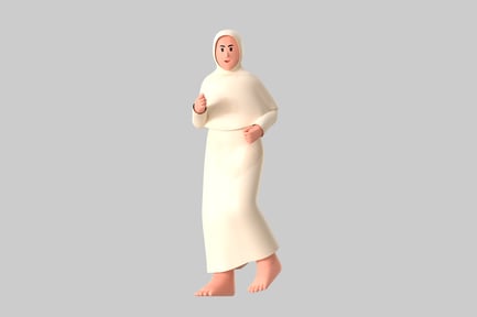 Preview: Muslim Woman Traditional Dress
