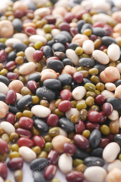 Preview: close up of mixed beans in a bowl