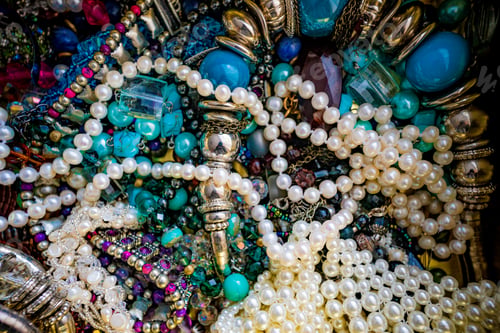 Preview: Jewelry With Gems. rings, chain background
