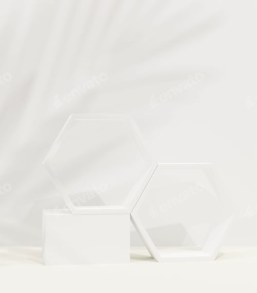 Preview: Illustration of cosmetic background for product presentation