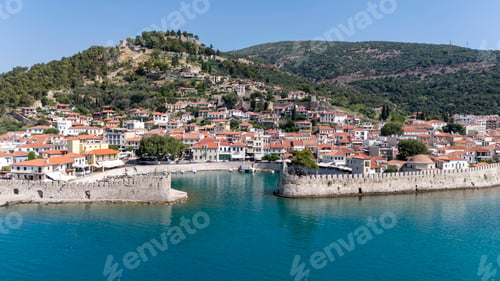 Preview: View of the port of Nafpaktos, Greece