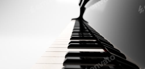 Preview: Classic grand piano keyboard