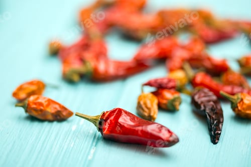 Preview: group of hot red peppers