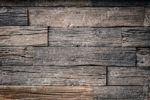 Preview: close up of wall made of wooden planks