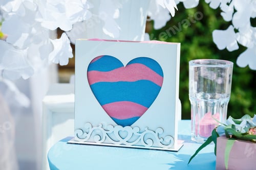Preview: wedding decorations on the wedding day for the newlyweds