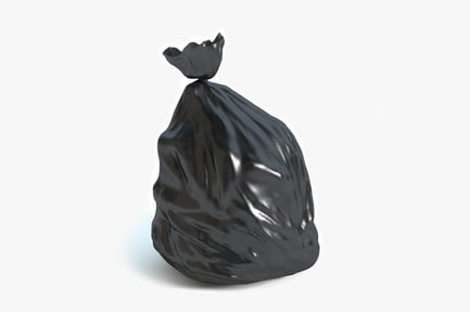 Preview: Black Plastic Trash Sack
