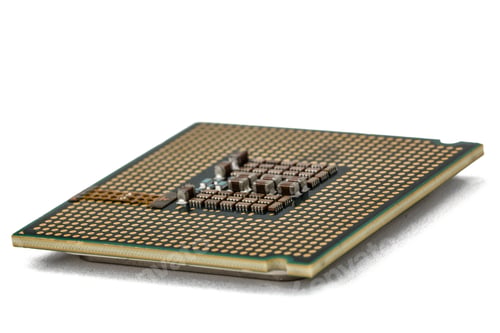 Preview: Computer processor, multicore CPU, isolated on white background