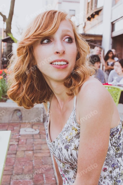 Preview: Redhead Woman Looking Away