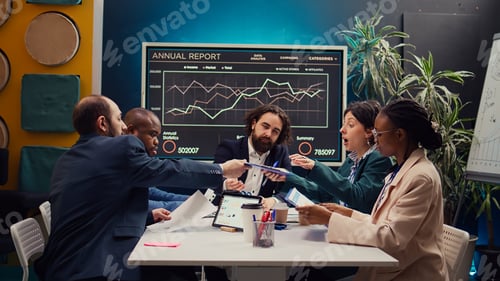 Preview: Forecast affiliates gathering infographics data in developing meeting