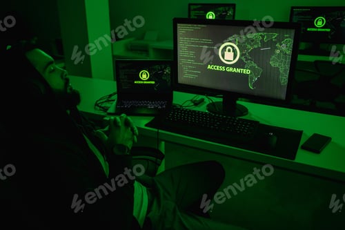Preview: Hacker sleeping after successful attack