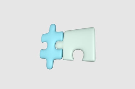 Preview: Puzzle Piece Simple 3D Illustration