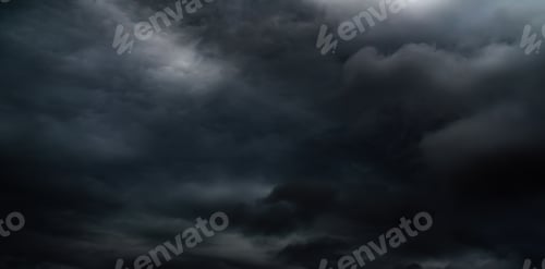 Preview: Cloud storm sky dark halloween background rain