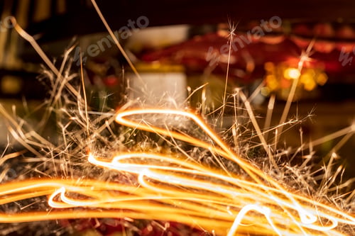 Preview: traces of sparklers