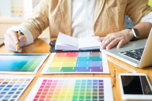 Preview: Creative Graphic designer at work