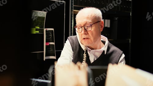 Preview: Police officer calling assistant