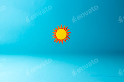 Preview: Sunny Day Weather Icon Made of Clay