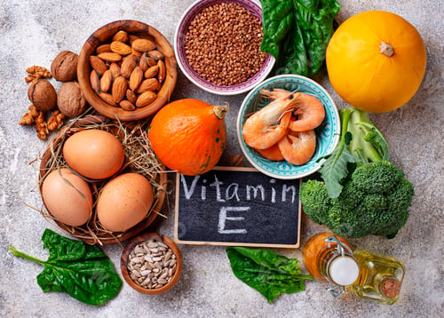 Preview: Assortment food sources of vitamin E