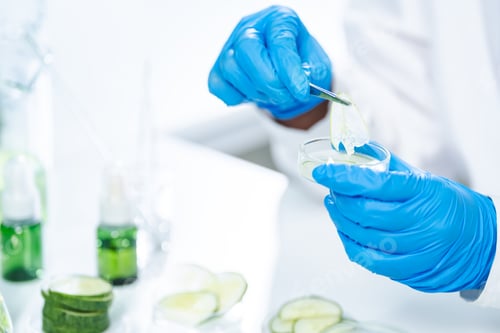 Preview: researcher working in laboratory for medicals science research using scientific equipment technology