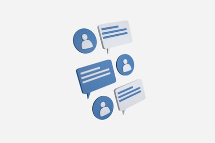 Preview: Dialogue Choice Icon 3D Illustration
