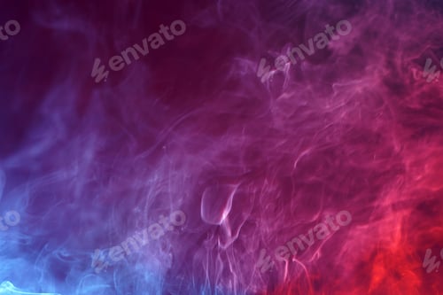 Preview: Closeup of smoke under the lights on a colorful background - perfect for wallpapers