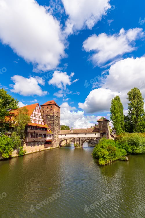 Preview: Historic Old Town. Nuremberg, Franconia, Germany