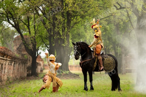 Preview: Khon, Is a classical Thai dance in a mask. In Ramayana literature.