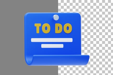 Preview: To Do List 3D Icon