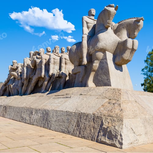 Preview: Bandeiras Monument In Ibirapuera Park, Sao Paulo, Brazil - Latin America