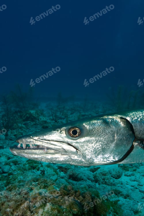 Preview: Close-up of Great barracuda.