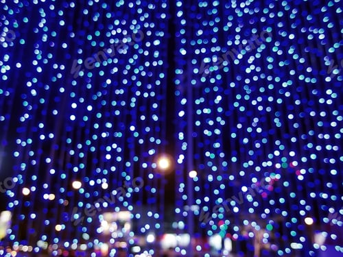 Preview: Bokeh of blue light