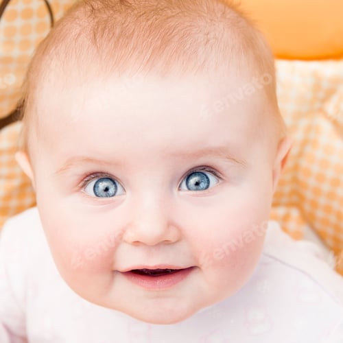 Preview: blue-eyed baby