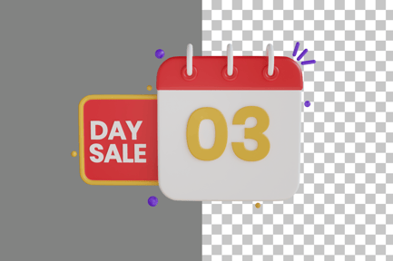 Vorschau: 3D-Symbol zum Tagesverkauf