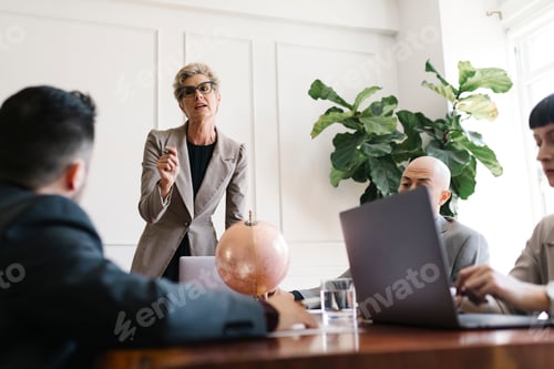 Preview: Business team in a presentation