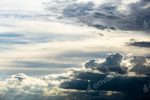 Preview: colorful dramatic sky with cloud at sunset..