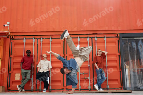 Preview: Boys Breakdancing Outdoors