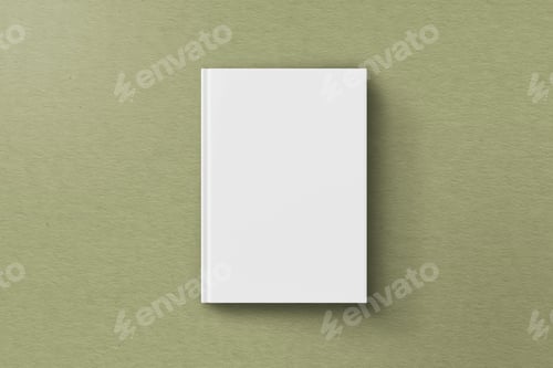 Preview: book, mockup, cover, textbook, realistic