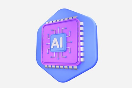 Visualização: Ilustração 3D do Quantum Chip