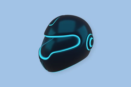 Preview: Helmet 3D Illustration