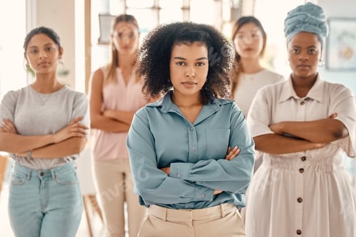 Vista previa: Business, diversity and empowerment women in portrait for career leadership, motivation and mission