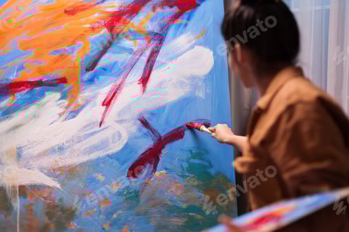 Preview: Using red paint