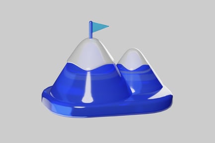 Visualização: Cume alpino: paisagem de aventura nas montanhas