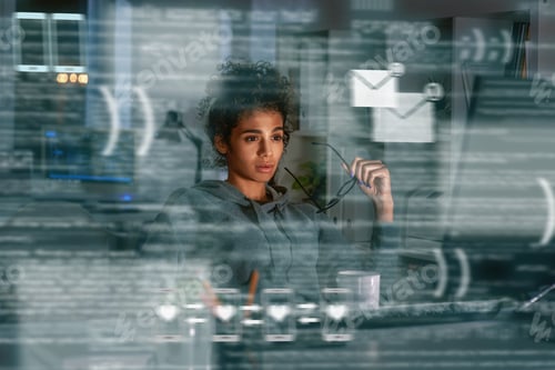 Vista previa: Young indian dating developer thinking how to track new events