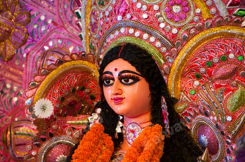Preview: Goddess Durga Idol, Durga puja, India.