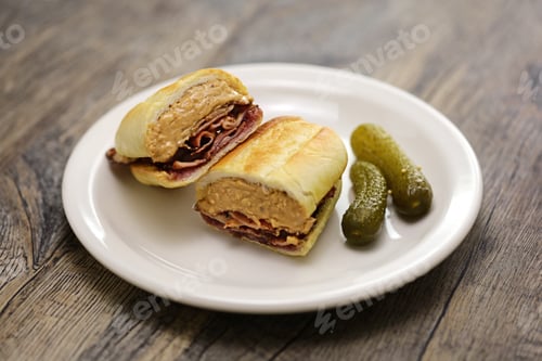 Preview: french white bread with peanut butter, bacon, and grape jelly. Fool’s gold loaf