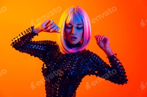 Preview: Beautiful woman with stylish clothes