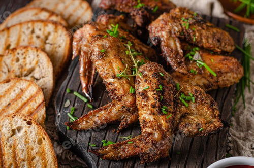 Preview: Grilled barbecue chicken wings