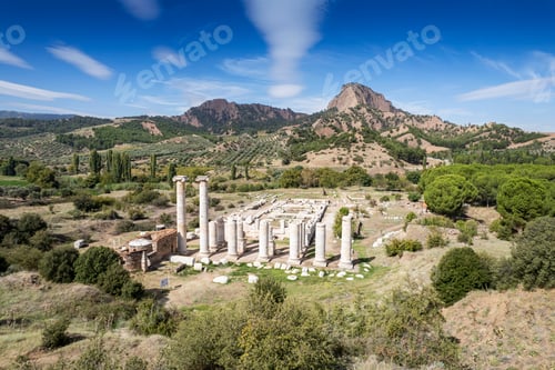 Preview: The Temple of Artemis. Sardes Ancient city. Manisa, Turkey. UNESCO World Heritage Tentative List.